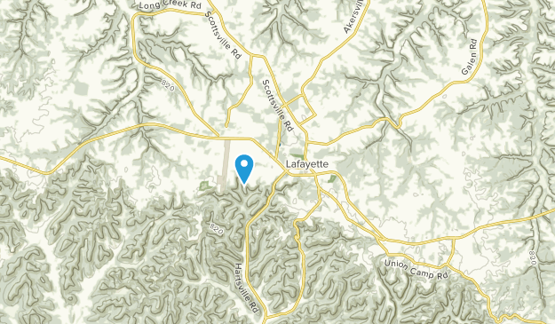 Lafayette, Tennessee Map