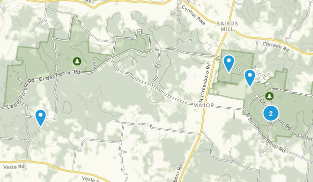 Lebanon, Tennessee Map