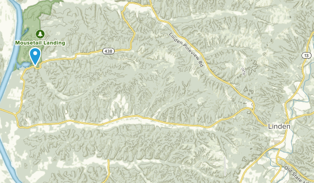 Linden, Tennessee Map