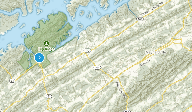 Maynardville, Tennessee Map