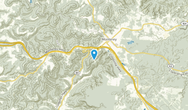Monterey, Tennessee Map