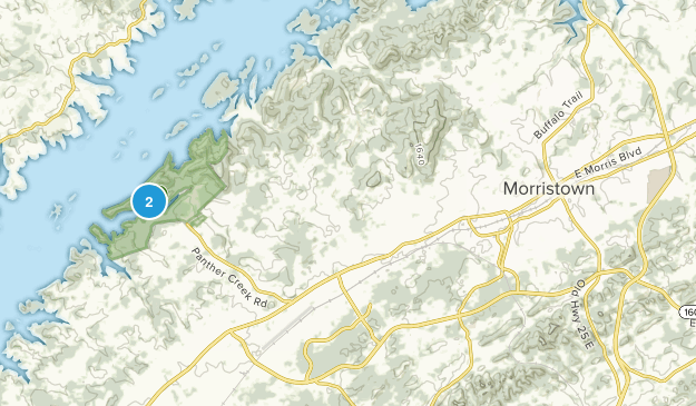 Morristown, Tennessee Map
