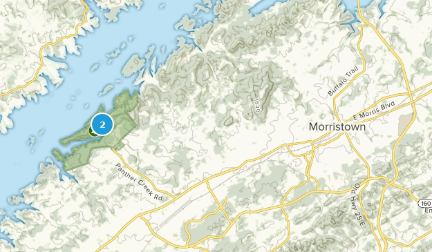 Morristown, Tennessee Map