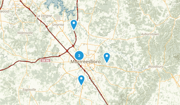 Murfreesboro, Tennessee Map