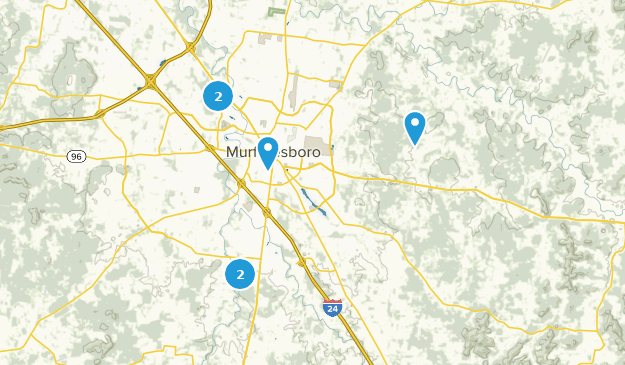 Murfreesboro, Tennessee Map