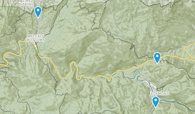Norton Creek Ranch, Tennessee Map