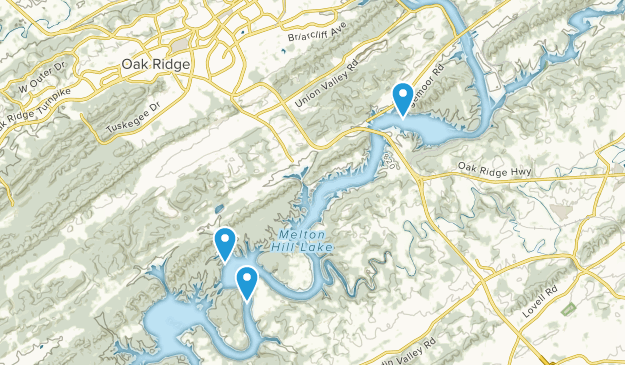 Oak Ridge, Tennessee Map