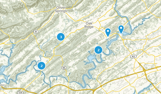 Oak Ridge, Tennessee Map