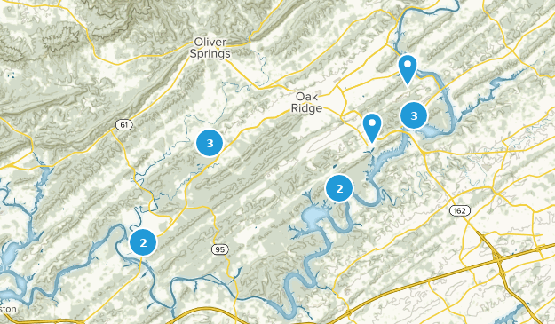 Oak Ridge, Tennessee Map