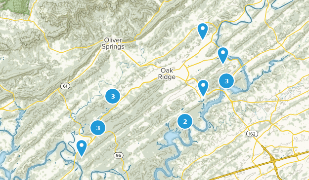 Oak Ridge, Tennessee Map