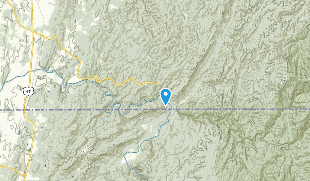 Oldfort, Tennessee Map