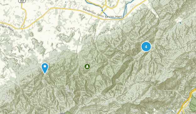 Painter Spring, Tennessee Map