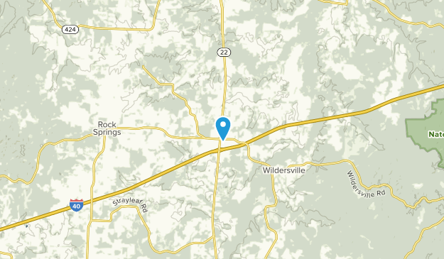 Parker Crossroads, Tennessee Map