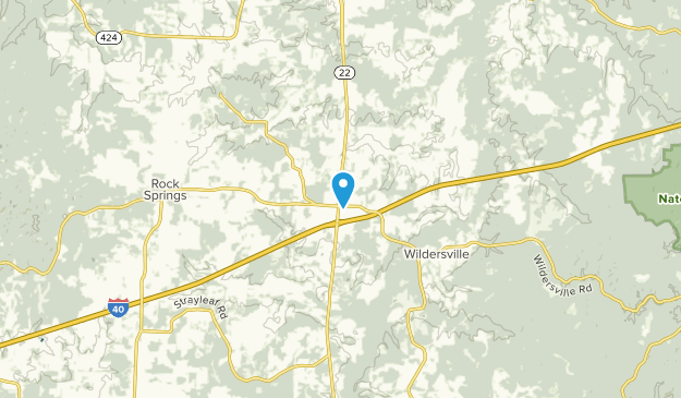 Parker Crossroads, Tennessee Map