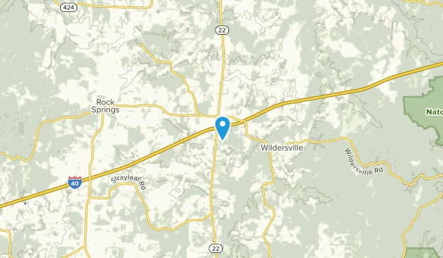 Parker's Crossroads, Tennessee Map