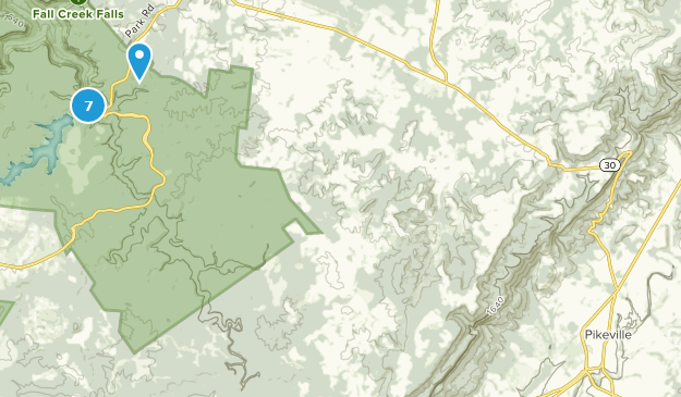 Pikeville, Tennessee Map