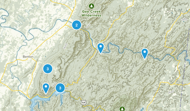 Reliance, Tennessee Map
