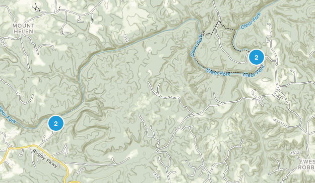 Robbins, Tennessee Map