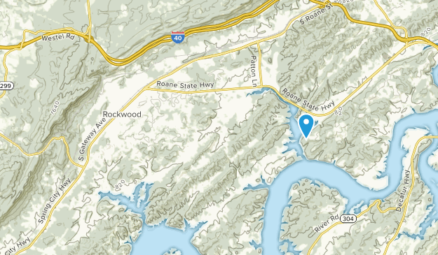 Rockwood, Tennessee Map
