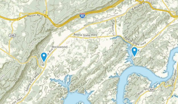 Rockwood, Tennessee Map