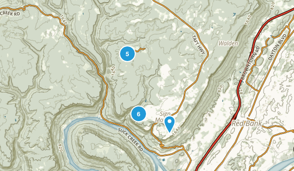 Signal Mountain, Tennessee Map