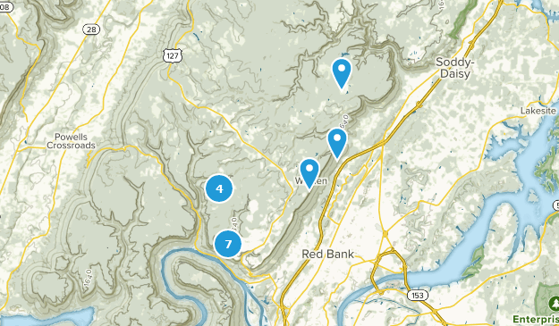 Signal Mountain, Tennessee Map