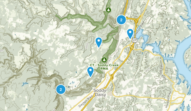 Soddy Daisy, Tennessee Map
