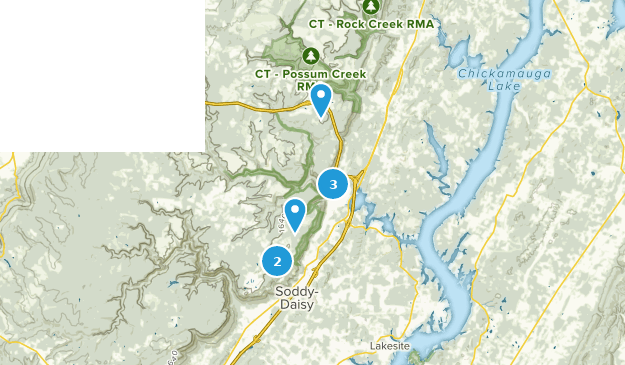 Soddy Daisy, Tennessee Map