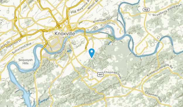South Knoxville, Tennessee Map