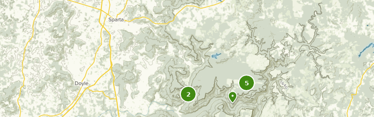 sparta trail map