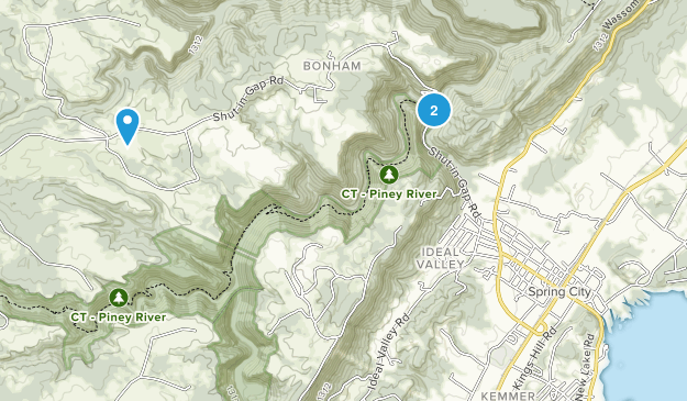 Spring City, Tennessee Map