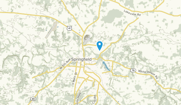 Springfield, Tennessee Map