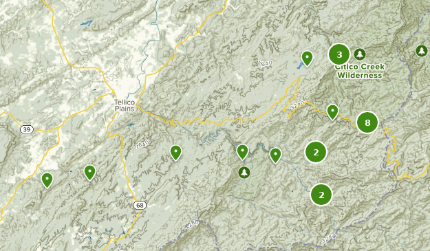 Tellico Plains, Tennessee Map