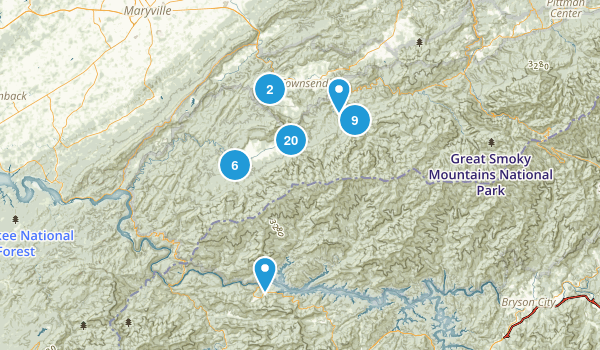 Townsend, Tennessee Map
