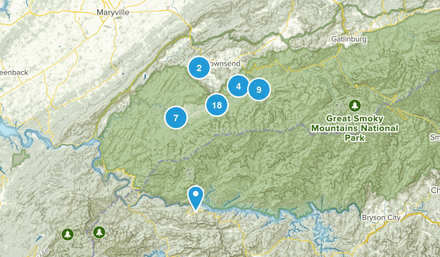 Townsend, Tennessee Map