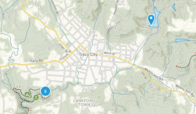 Tracy City, Tennessee Map