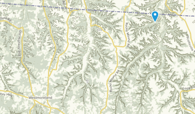 Westmoreland, Tennessee Map
