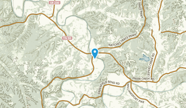Williamsport, Tennessee Map