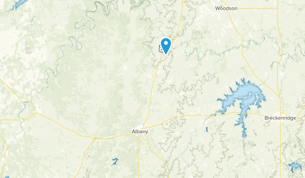 Albany, Texas Map