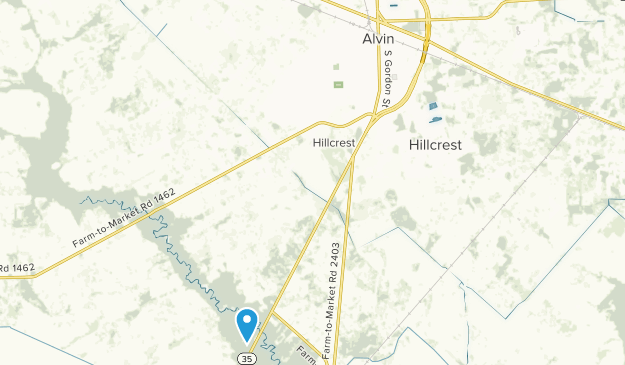 Alvin, Texas Map