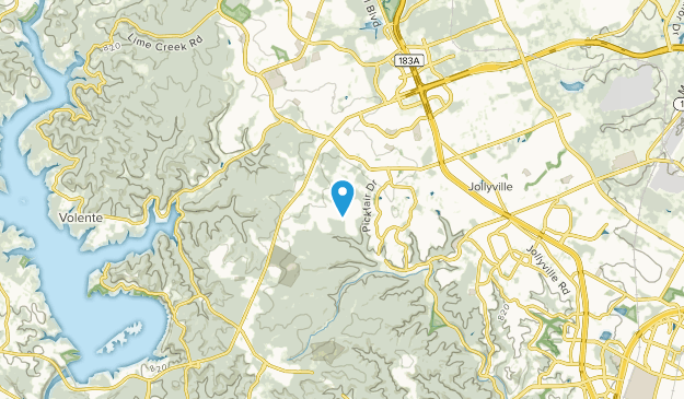 Anderson Mill (historical), Texas Map