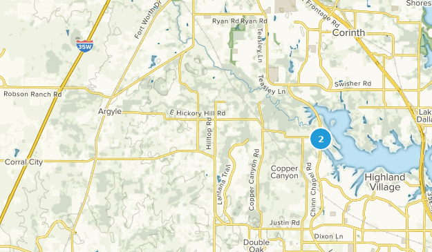 Argyle, Texas Map