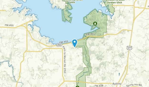 Aubrey, Texas Map