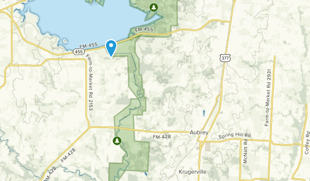 Aubrey, Texas Map