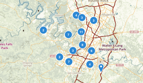 Austin, Texas Map