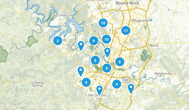 Austin, Texas Map