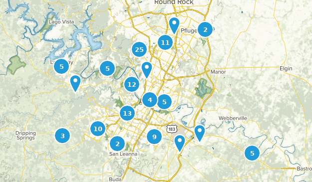 Austin, Texas Map