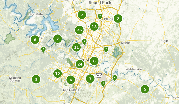 Austin, Texas Map