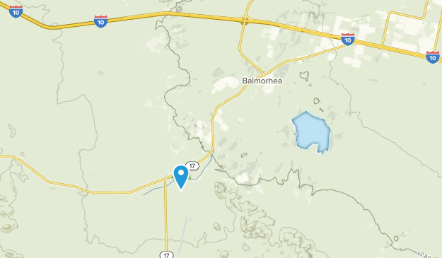 Balmorhea, Texas Map
