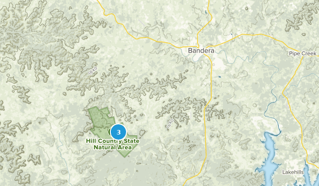 Bandera, Texas Map